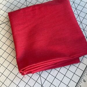 Vintage Red Cotton Twill Fabric – 2 Yards x 44” Wide – Strawberry Red / RAL 3018